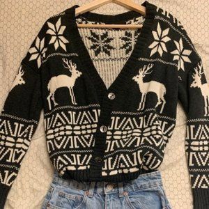 Gray Sweater Cardigan